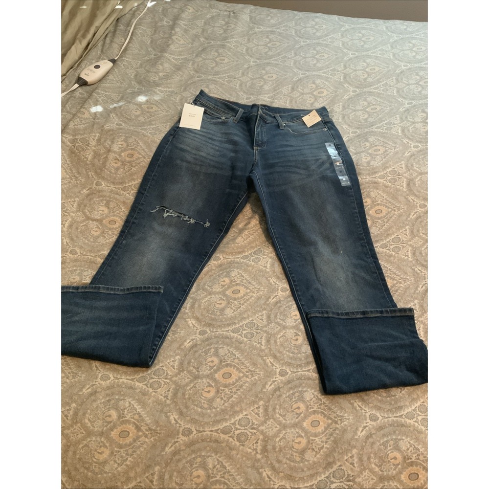 NWT Lucky Brand Easy Rider Mid-rise Bootcut Dark Wash Denim Jeans Sz 12/31 Rodeo